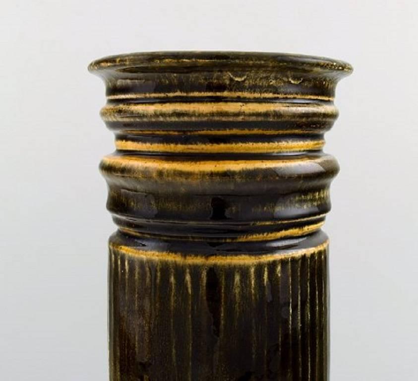 Danish Kähler Glazed Vase, Denmark, 1930s Designed by Svend Hammershoi