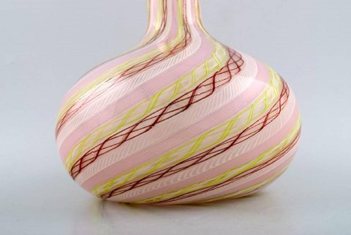 Modern Murano Large Glass Vase, 1960s