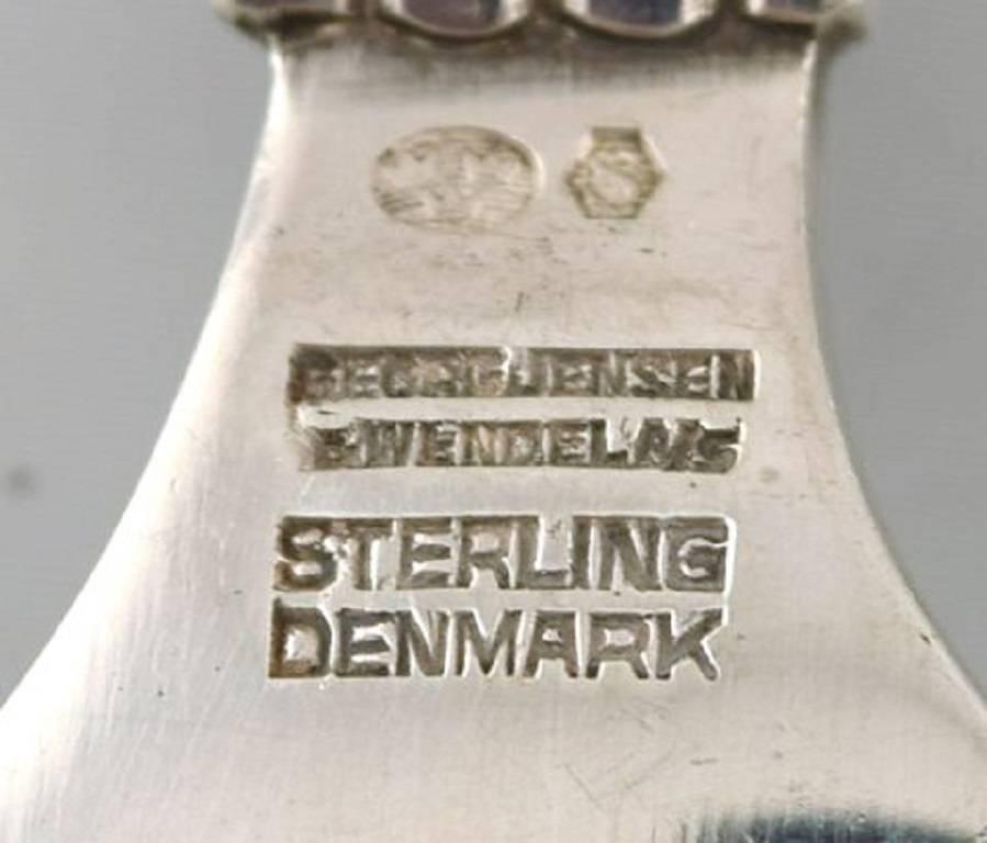 Bernadotte Silver Cutlery Georg Jensen, Fish Cutlery for 12 Persons 24 Parts In Good Condition In Copenhagen, DK