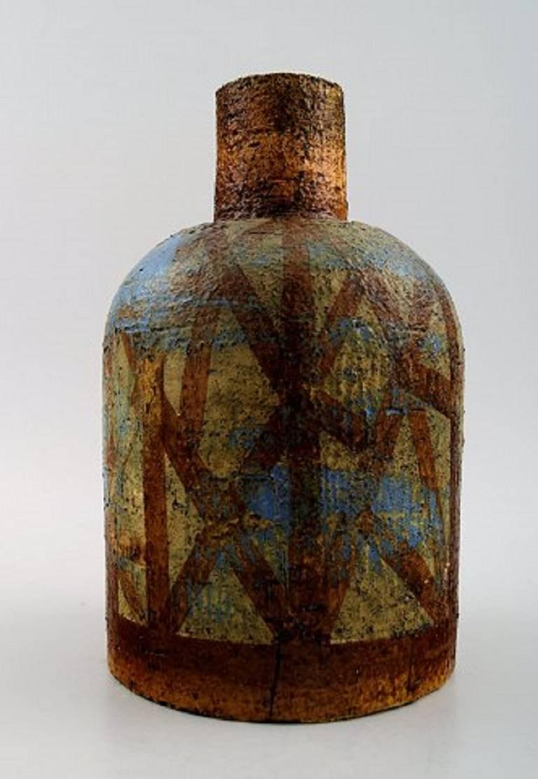 20th Century Mari Simmulson for Upsala-Ekeby Ceramic Vase. Nude Woman in Profile