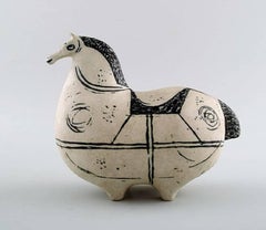 Rare Gustavsberg Studio Hand, Horse by Stig Lindberg, Swedish Ceramist