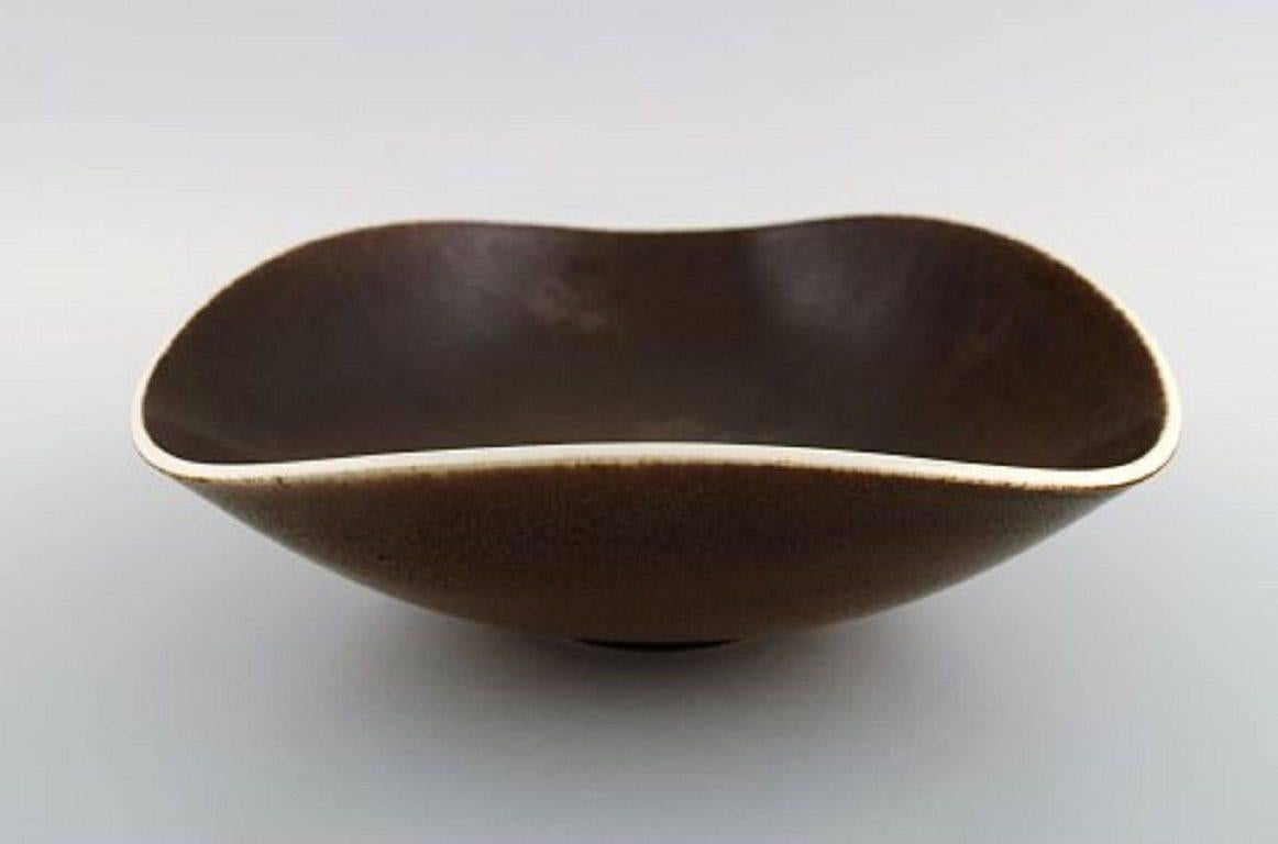 Mid-20th Century Friberg Studio Large Ceramic Bowl, Modern Swedish Design For Sale