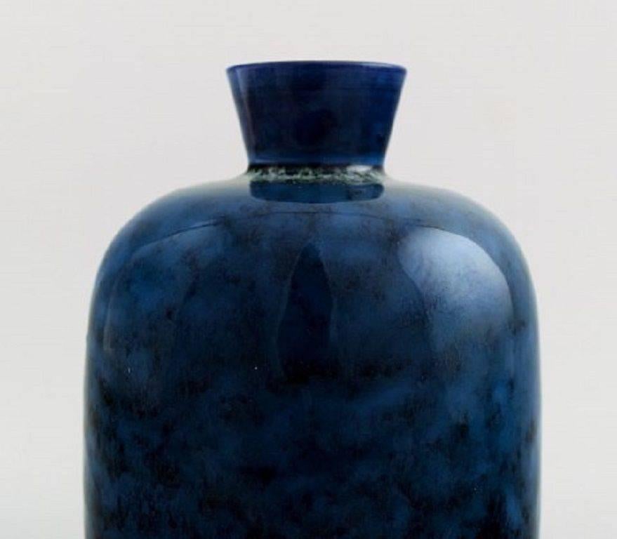 Scandinavian Modern Berndt Friberg Studio Ceramic Vase, Modern Swedish Design