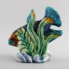 Rorstrand Stoneware Figure "Chamotte" by Gunnar Nylund, Fish