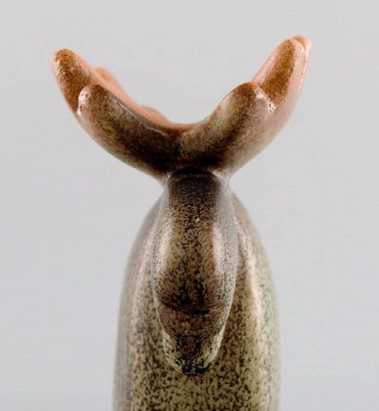 Scandinavian Modern Lisa Larson Gustavsberg Moose in Ceramics