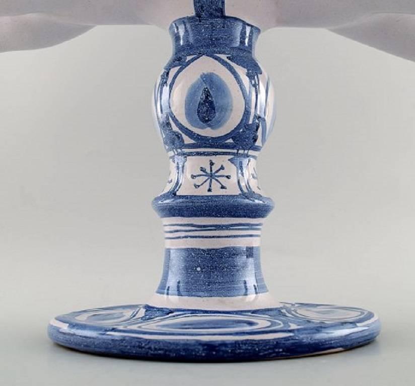 Huge Bjorn Wiinblad Figure from the Blue House, Candlestick Rider on Horseback 2