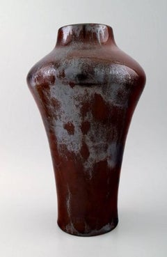 Large and Impressive Kahler, Luster Glaze Pottery Vase, Karl Hansen Reistrup