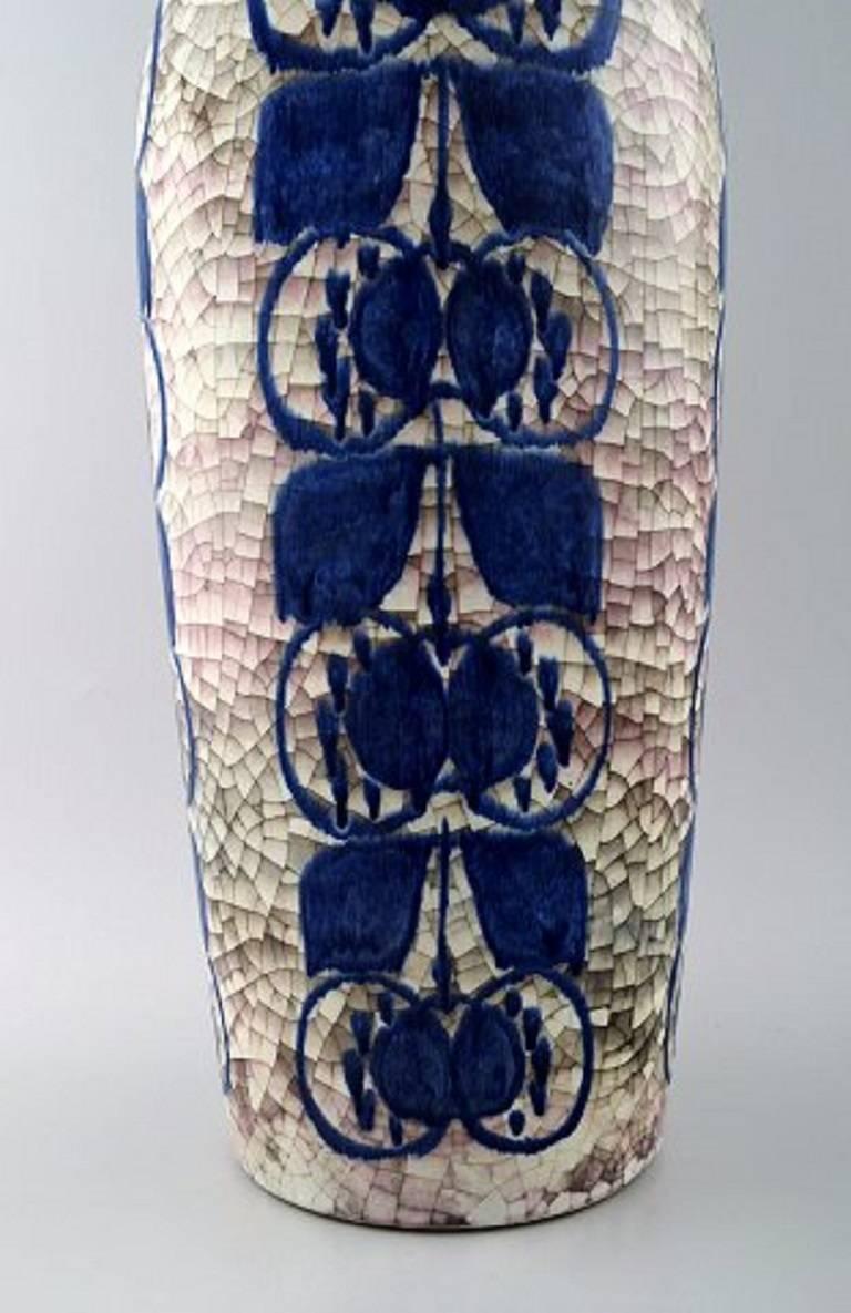 Michael Andersen, Two Large Ceramic Floor Vases, Denmark, 1950s-1960s In Excellent Condition In Copenhagen, DK