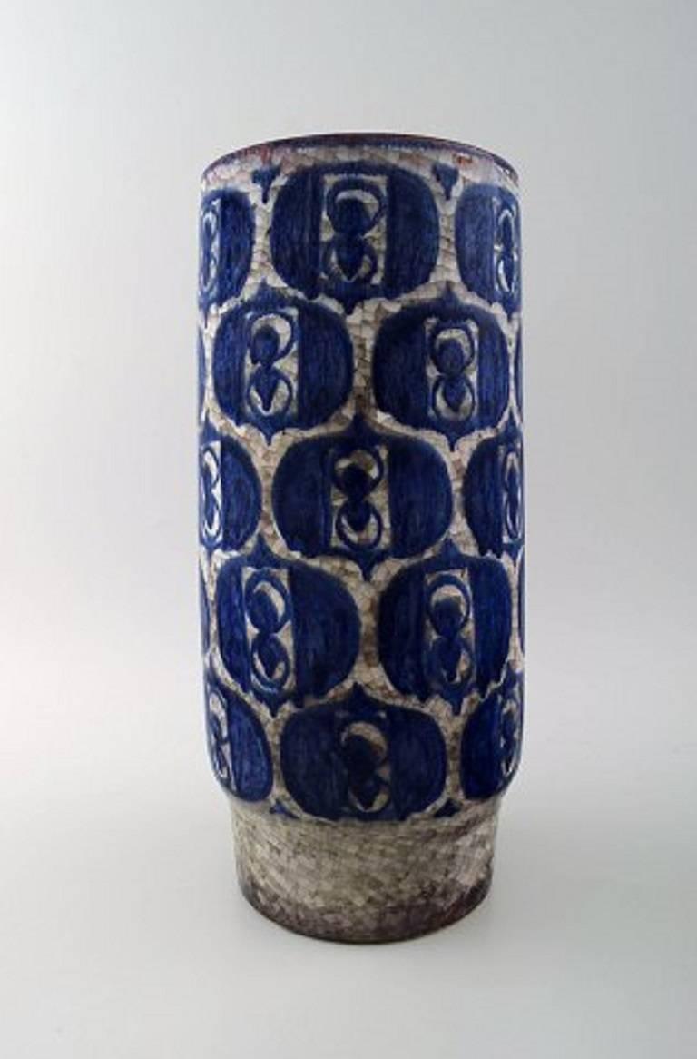 20th Century Michael Andersen, Two Large Ceramic Floor Vases, Denmark, 1950s-1960s
