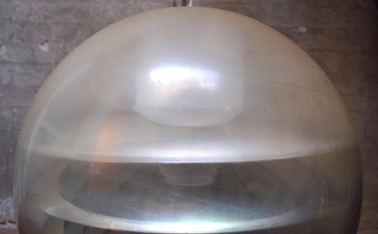Poul Henningsen / Verner Panton Style Large Ceiling Lamp in Plexiglas For Sale 1