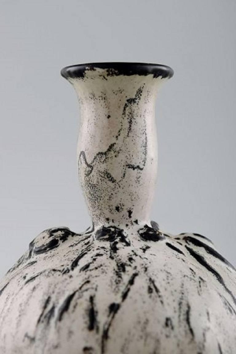 Scandinavian Modern Kähler, Denmark, Glazed Vase, 1930s, Designed by Svend Hammershøi