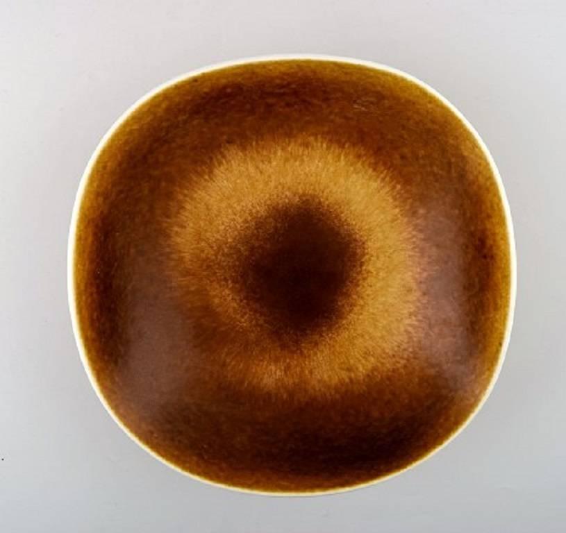 Berndt Friberg Studio Large Ceramic Bowl, Modern Swedish Design In Excellent Condition For Sale In Copenhagen, DK