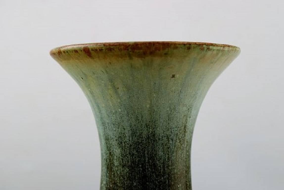 Danish Unique Royal Copenhagen Large Ceramic Vase by Carl Halier or Patrick Nordstrom