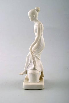 Antique B&G 'Bing & Grondahl' Biscuit Figure After Thorvaldsen, Dancer