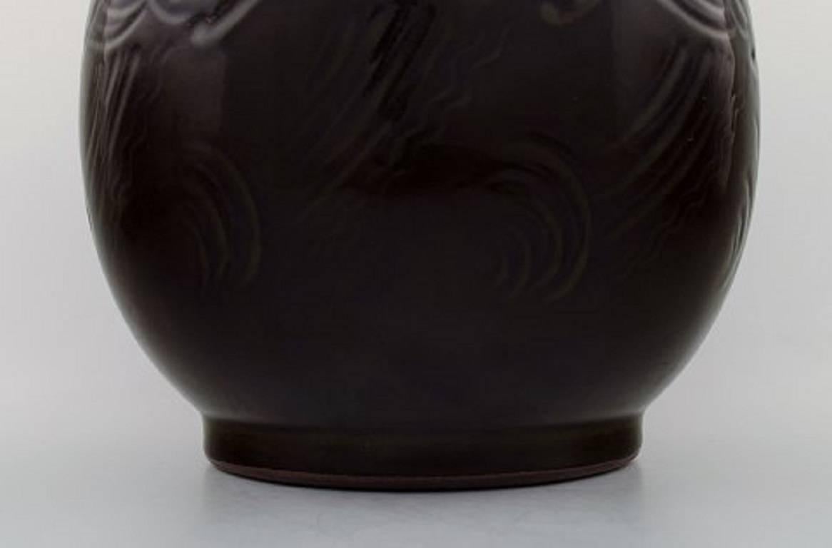 Danish Nils Thorsson for Royal Copenhagen, Large Jar in Stoneware, Mid-20th Century