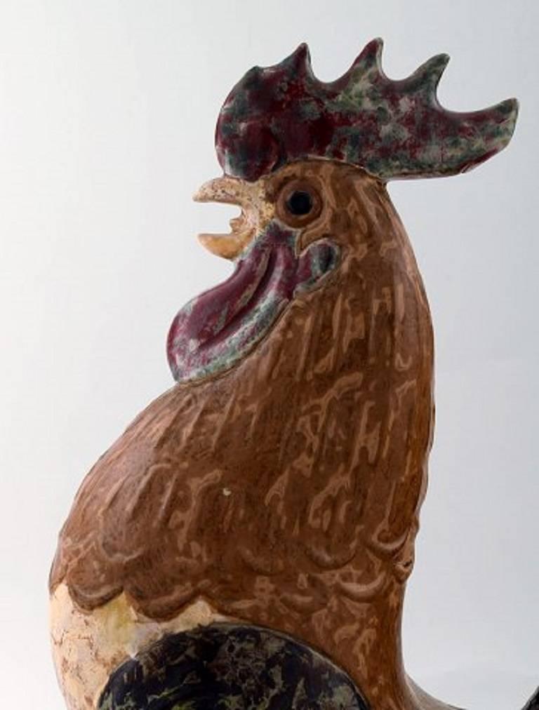 Lladro, Large Rooster of Ceramics at 1stDibs | lladro rooster