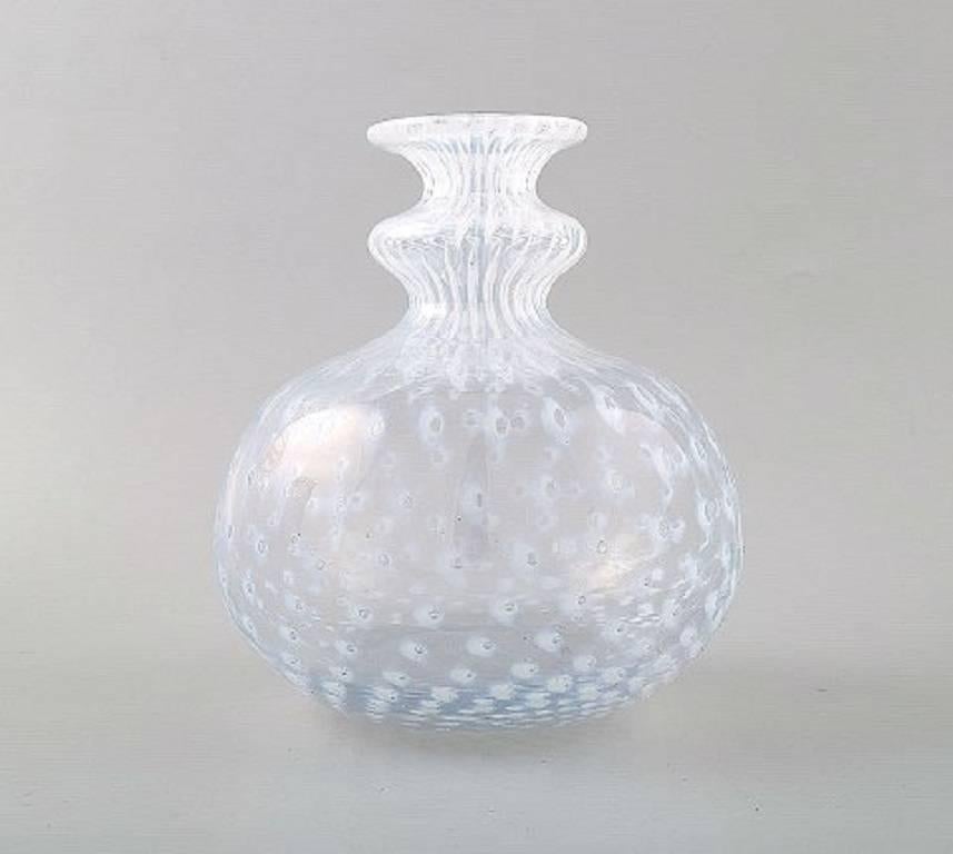 Large Collection of Nine Scandinavian Handcrafted Art Glass Vases, Kosta Boda 2