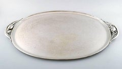 Exquisite and Very Rare Georg Jensen Blossom Sterling Tea and Coffee Service