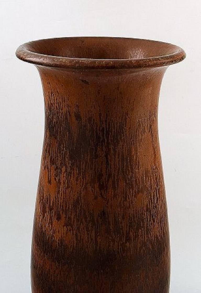 Scandinavian Modern Large Rörstrand Floor Vase in Ceramics by Gunnar Nylund