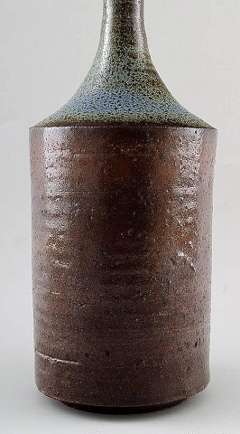 Late 20th Century Swedish Ceramist, Ceramic Vase in Rustic Style, 1980s