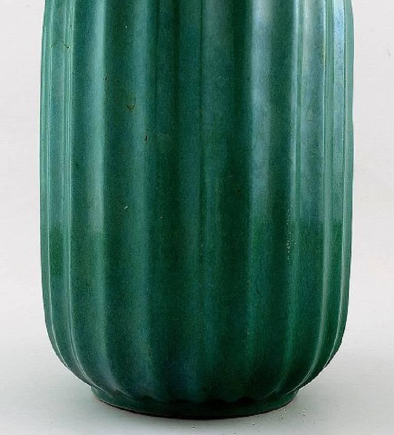 Swedish Upsala-Ekeby Ceramic Vase in Art Deco Style, Sweden, 1940s-1950s