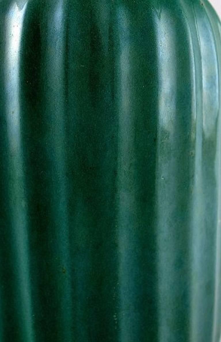 Upsala-Ekeby Ceramic Vase in Art Deco Style, Sweden, 1940s-1950s In Excellent Condition In Copenhagen, DK
