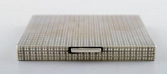 Danish Art Deco Silver Cigarette Case, Stamp: Guardein Johannes Siggaard 1940s