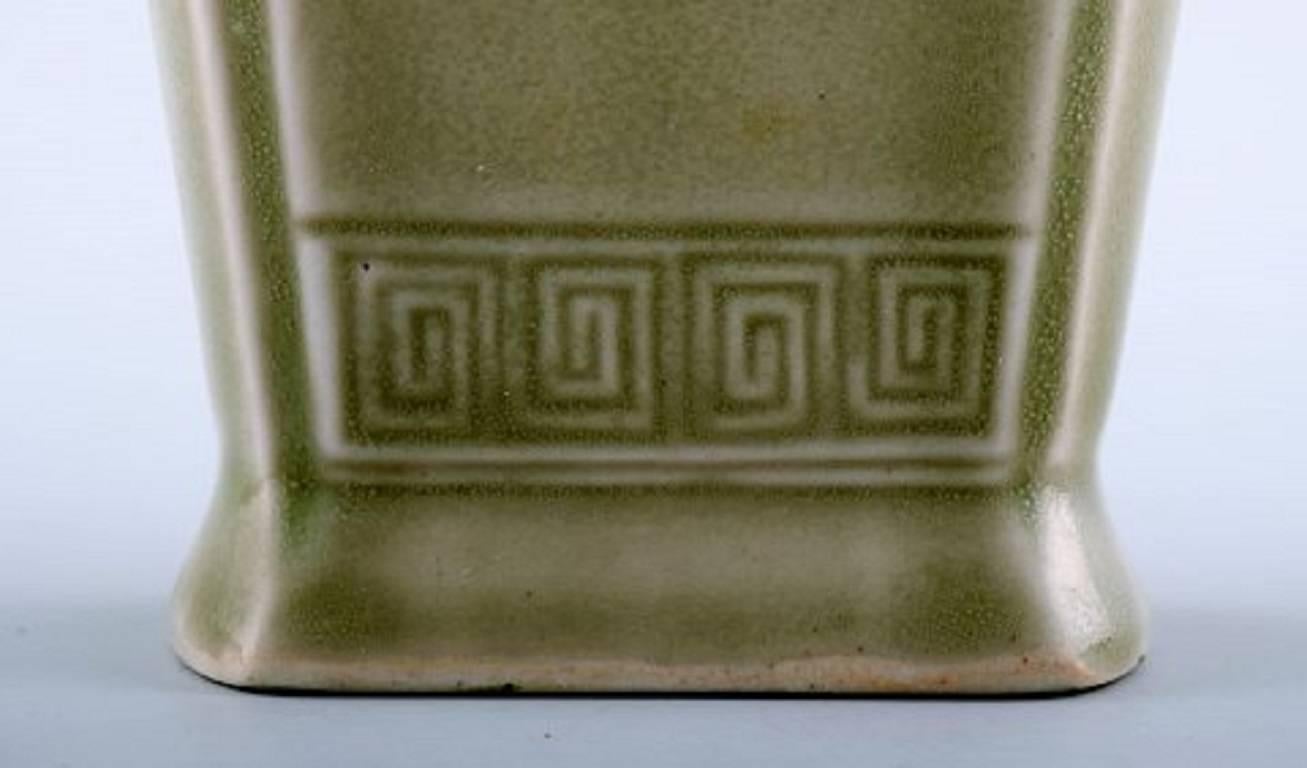 Chinese Ceramic Vase in Celadon Glaze with Dragon Motifs 1