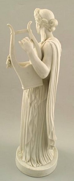 Rare and Large Antique B&G / Bing & Grondahl Bisque Apollon Figure