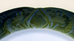 Arnold Krog for Royal Copenhagen, "Fish Service" Dinner Plate in Porcelain