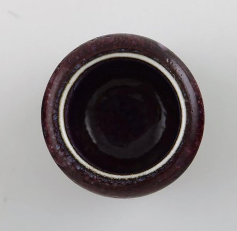 Stig Lindberg, Gustavsberg Studio Hand, Ceramic Miniature Vase (Skandinavische Moderne)