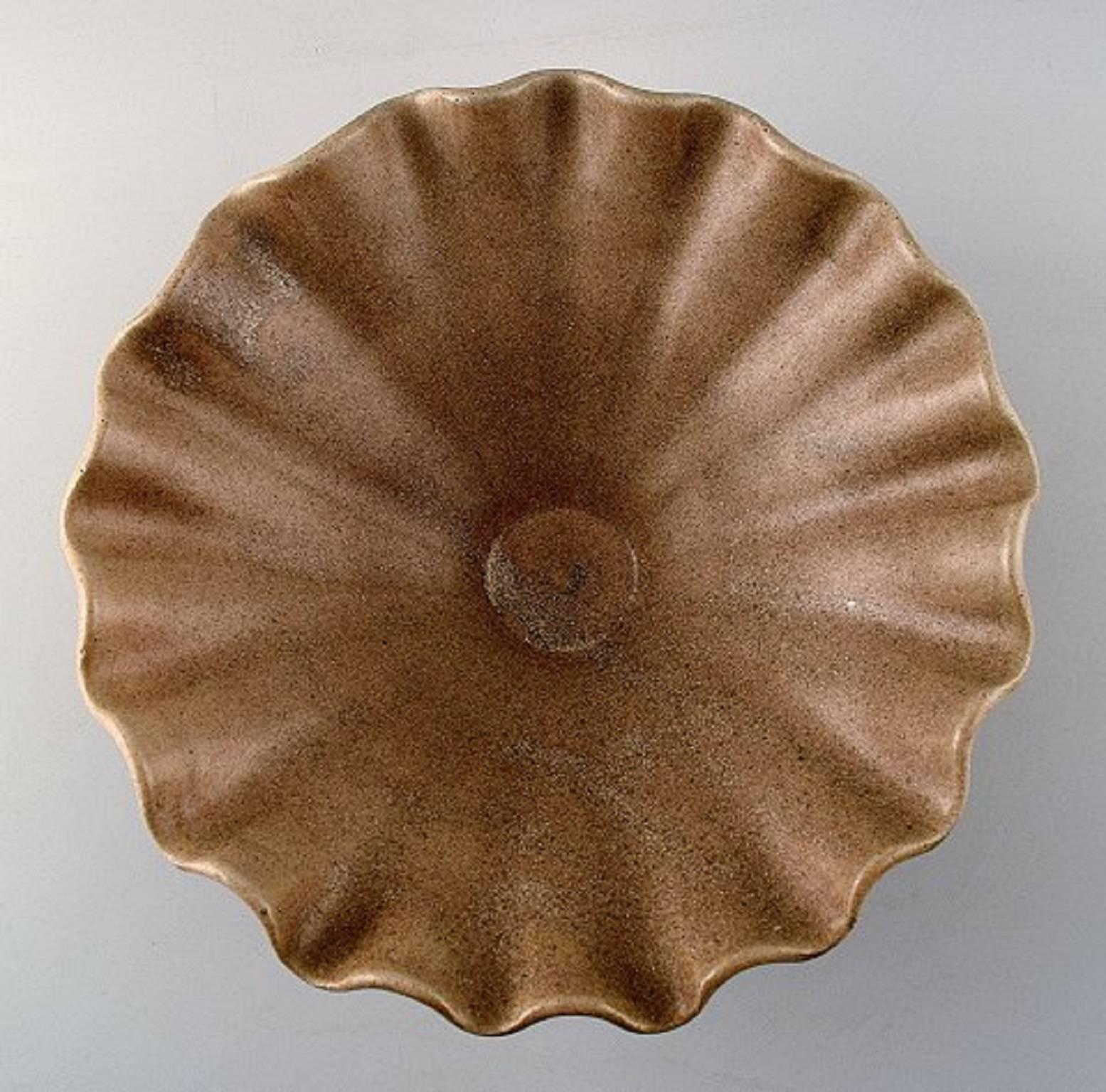 Scandinavian Modern Arne Bang Ceramics, Large Bowl