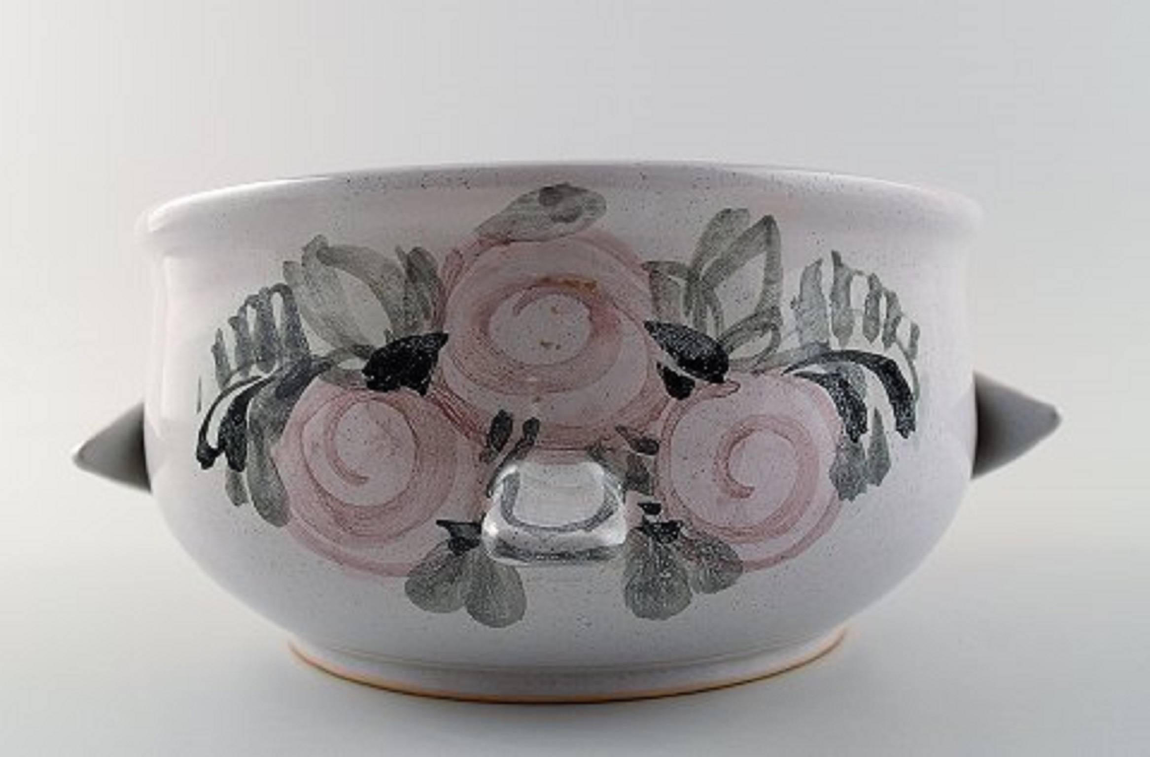Scandinave moderne Pot à fleurs en céramique unique de Bjorn Wiinblad en vente