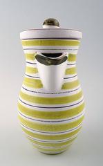 Stig Lindberg "Studio Hand", Gustavsberg, Lidded Earthenware Jug