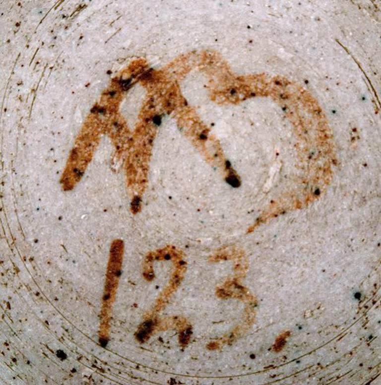 Mid-20th Century Arne Bang Ceramics Bowl, Marked AB 123