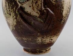 Royal Copenhagen Jais Nielsen Ceramic Vase, Sung Glaze, 1930s-1940s