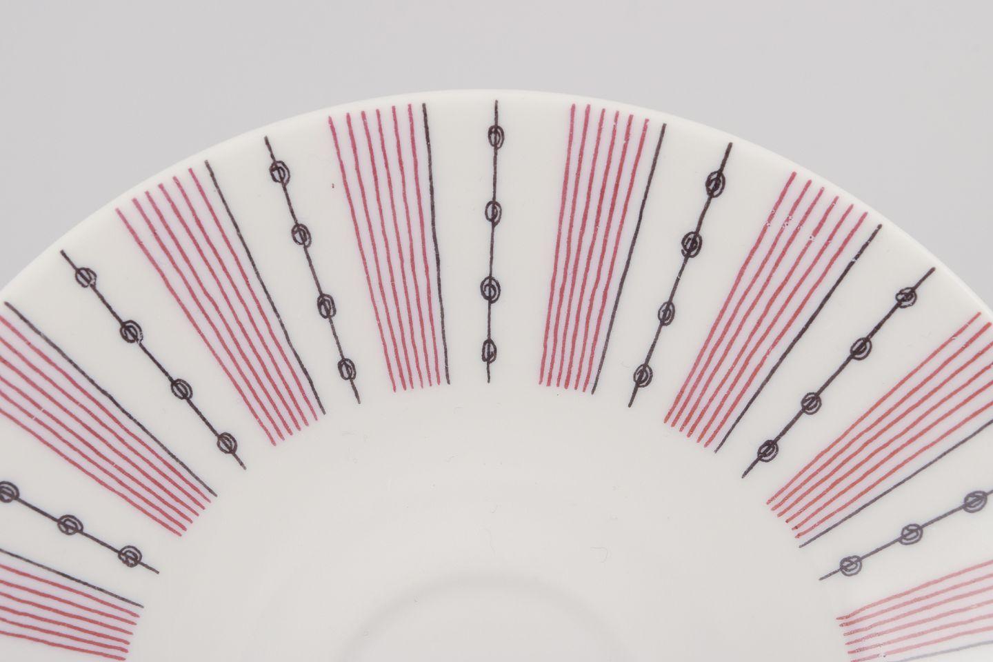 20th Century Gunnar Nylund for Rörstrand. Set of five 