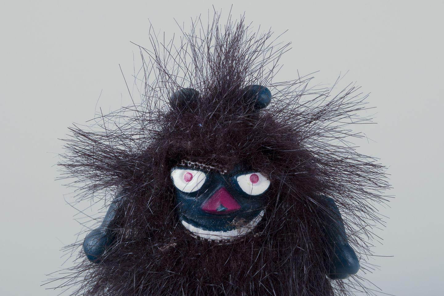 Tessuto Martinex, Finlandia. Moomins. Figurina di 'Stinky'. Fine del XX secolo. in vendita