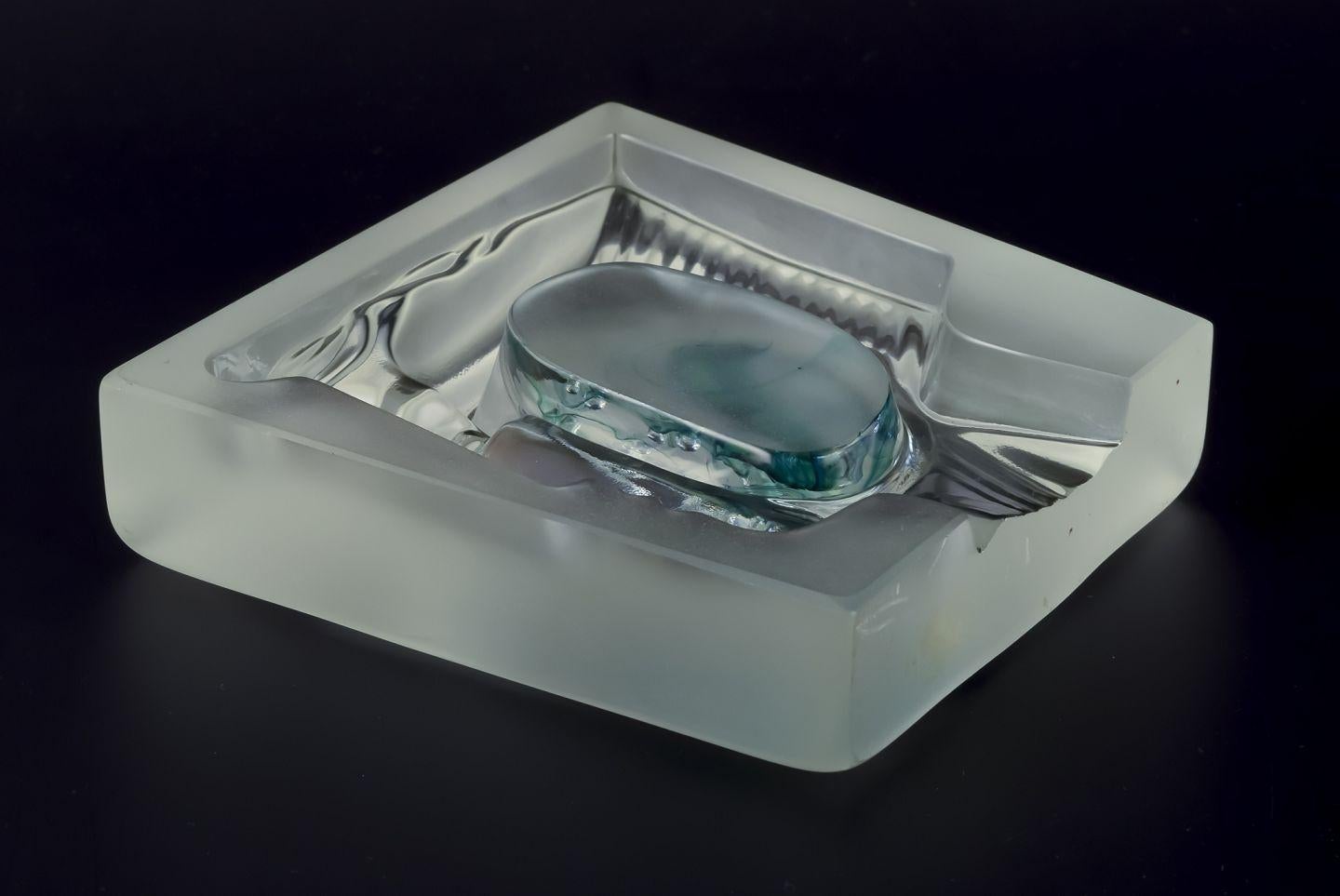 Murano, Italy.  Sculpture of art glass. Motif of a woman's face. Unique piece. For Sale 1