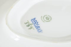 Royal Copenhagen. Blue Fluted Half Lace sauceboat in porcelain.