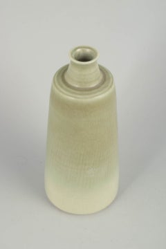 Søholm, Denmark. Cylindrical stoneware vase with hare’s-fur glaze. 1970s