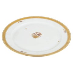 Royal Copenhagen Golden Basket. Large Serving Platter in porcelain.