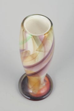 Per Lütken for Holmegaard. Art glass vase from "Cascade" series. 1970s