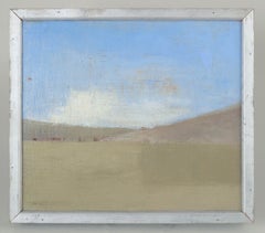 Nils von Essen, listed Swedish artist. Oil on canvas. Modernist landscape, 1970s