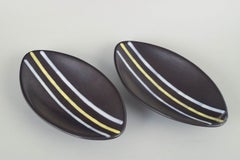 Hjördis Oldfors for Upsala-Ekeby. Pair of ceramic “Trio” bowls, 1960s