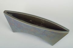 Mobach, Holland. Stoneware vase in asymmetrical shape, 1970s