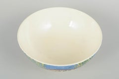 Gien, France. “Savane”, serving bowl in faience, 1980s.