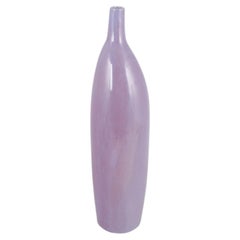 European Studio Pottery. Monumental ceramic vase with sculptural form, 1980s.