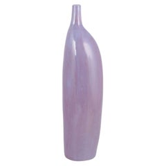 European Studio Pottery. Large ceramic vase with sculptural form, 1980s.