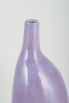 European Studio Pottery. Large ceramic vase with sculptural form, 1980s.